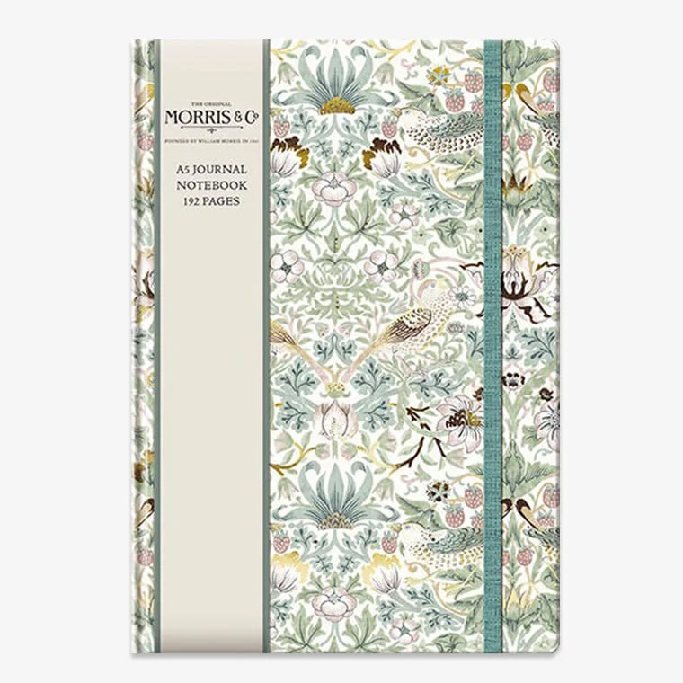 William Morris The Strawberry Thief A5 Notebook/Journal