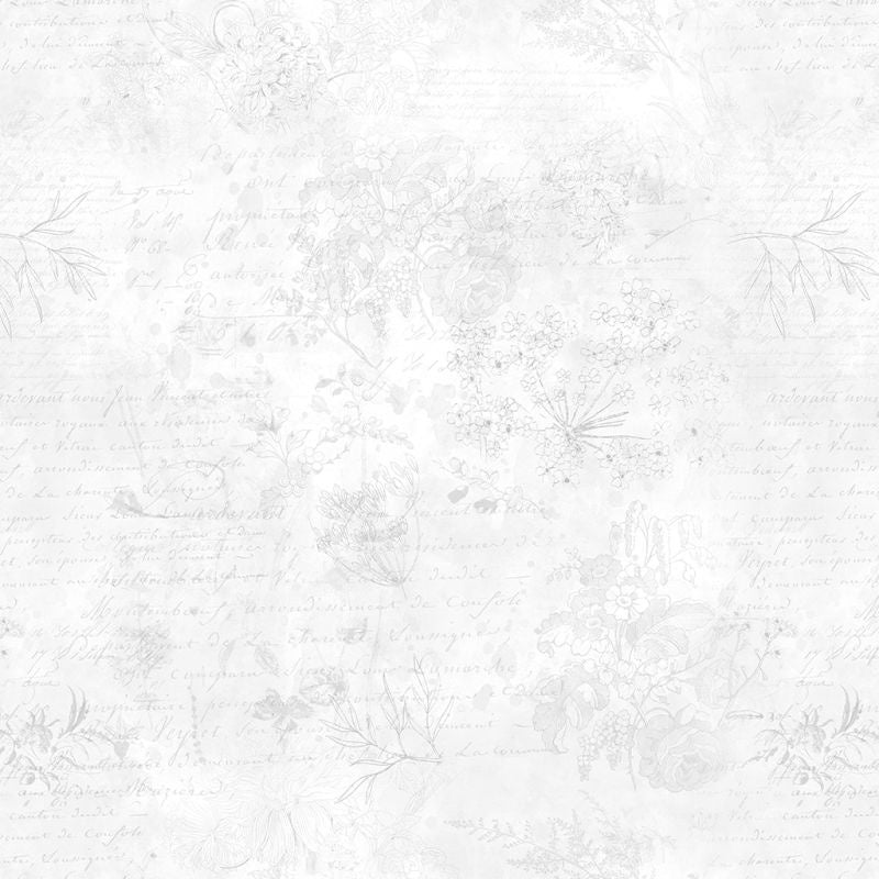 Garden Fresh Words in Mist Grey