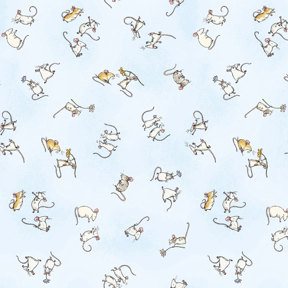 Mouseplay Baby Mice in Pale Blue