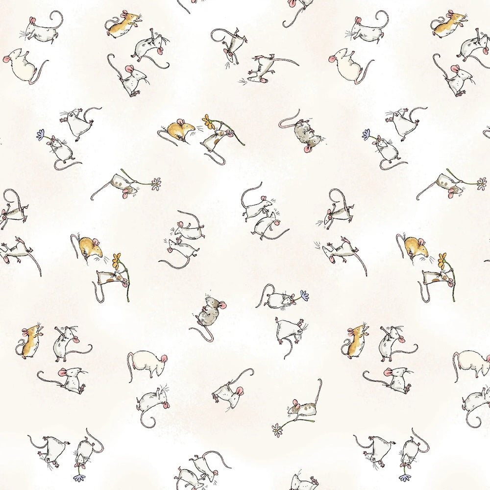 Mouseplay Baby Mice in White