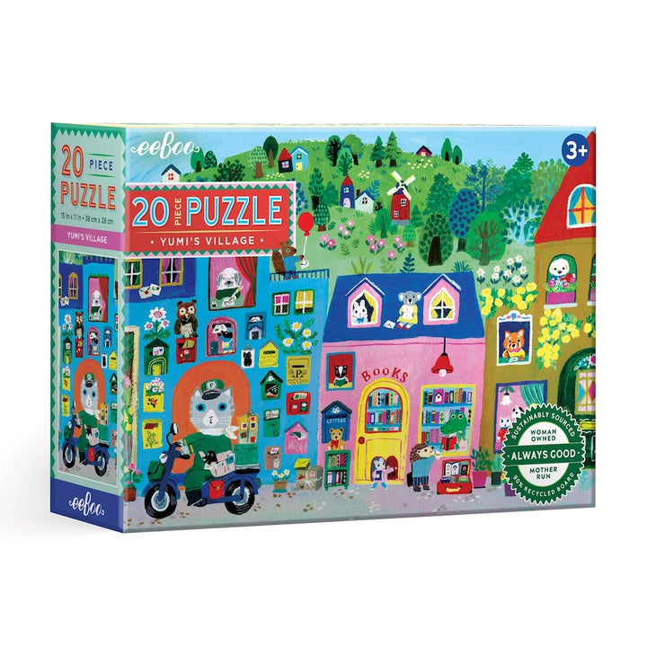 Eeboo Yumi's Village 20pc Puzzle