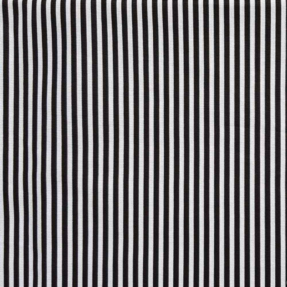 Black and White Narrow Stripe