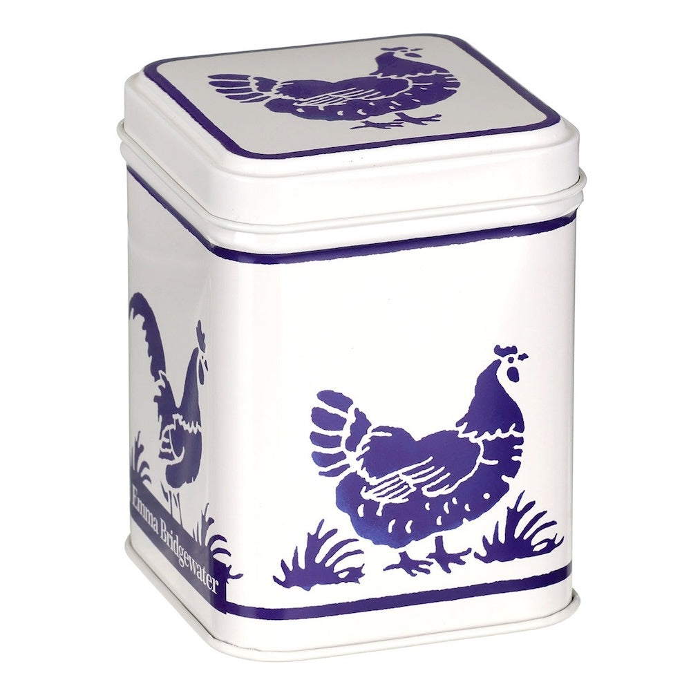 Little Blue Hen 100gm Tea Caddy Tin