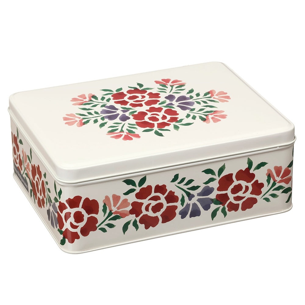 Emma Bridgewater - Antique Rose Deep Rectangle Tin