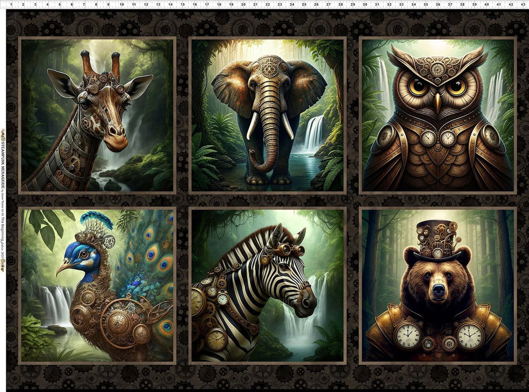 Steampunk Menagerie Portraits Panel by Jason Yenter