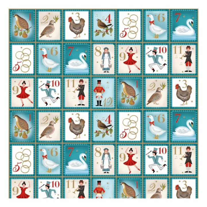 Museum and Galleries 12 Days of Christmas Tissue Paper x 4