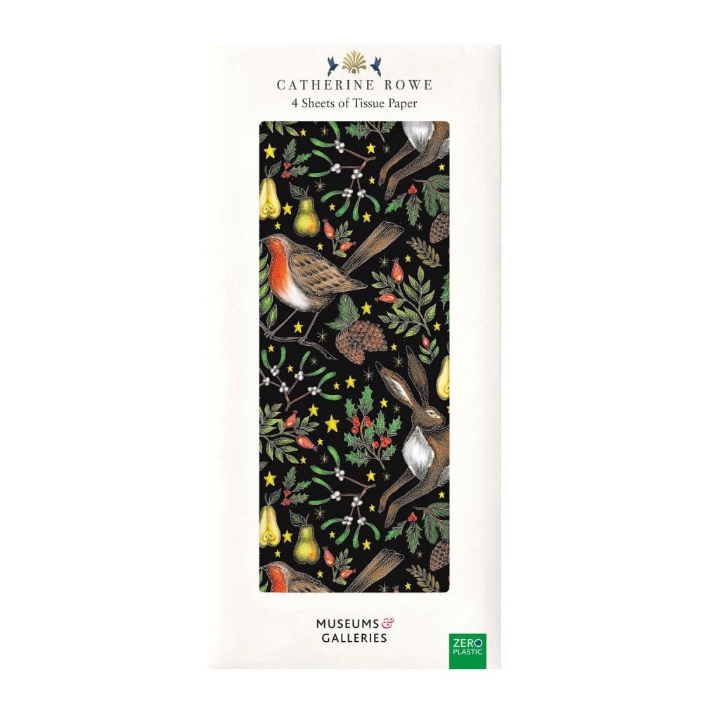 Museum and Galleries Christmas Garden Tissue Paper x 4
