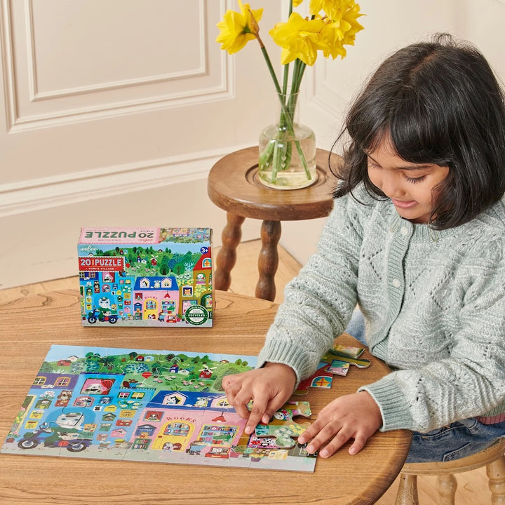 Eeboo Yumi's Village 20pc Puzzle