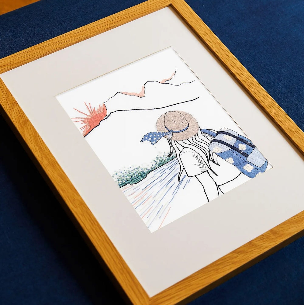 DMC Embroidery Kit - Backpacker