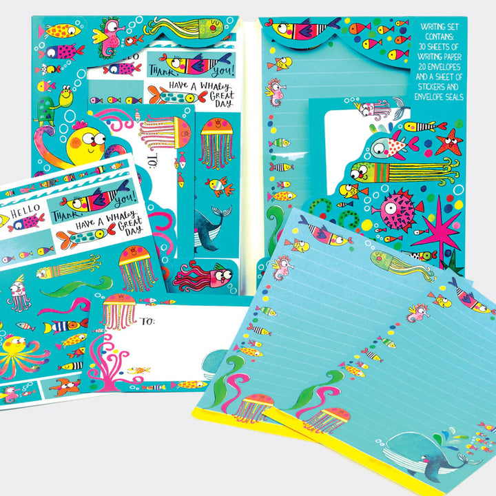 Whaley Good Writing Set with Stickers