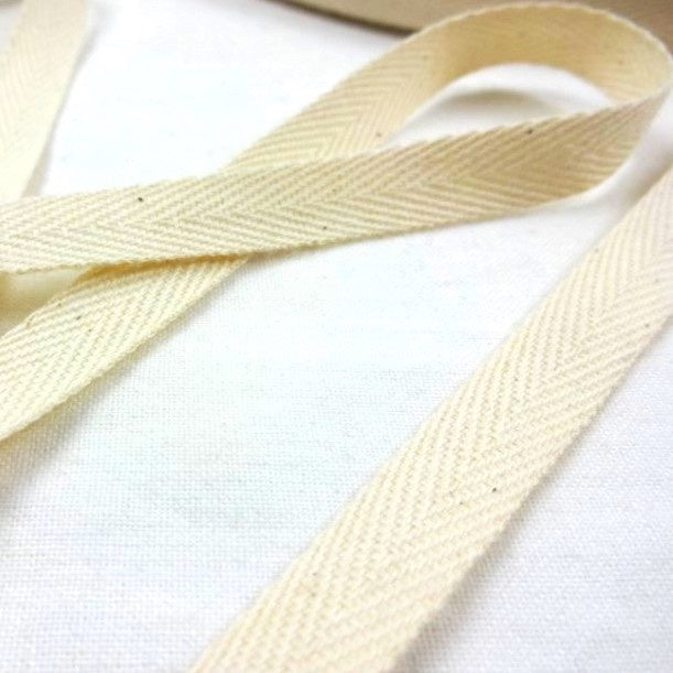 Twill Tape 10mm Natural