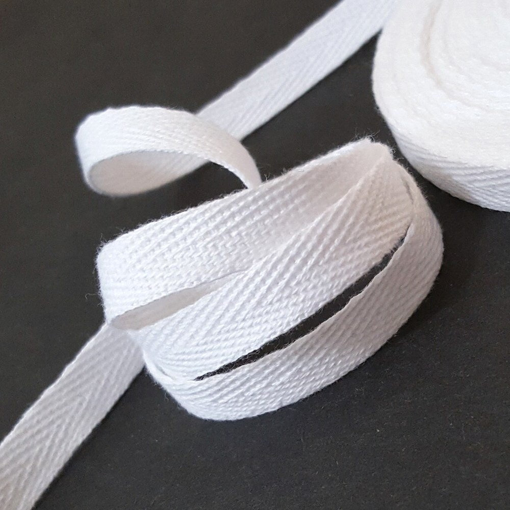 Twill Tape 10mm White