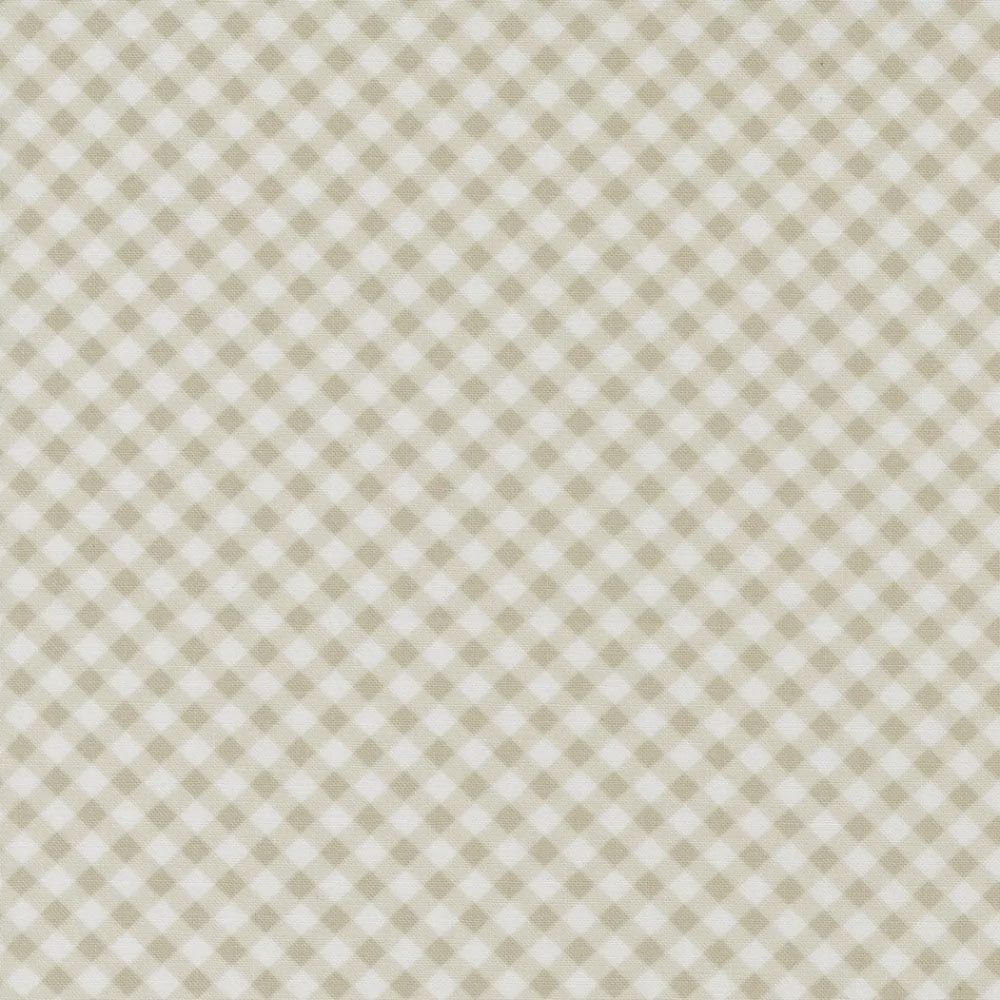 Sweet Liberty Gingham in Linen White