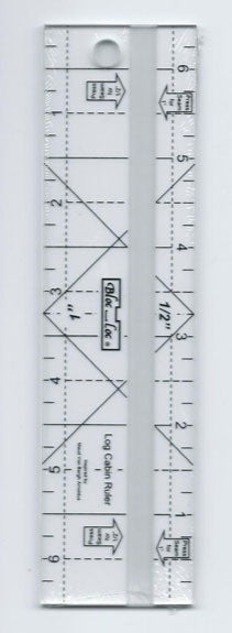 Bloc Loc Log Cabin Ruler ½ " and 1"