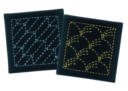 Sashiko Coaster Set Olympus SK-263