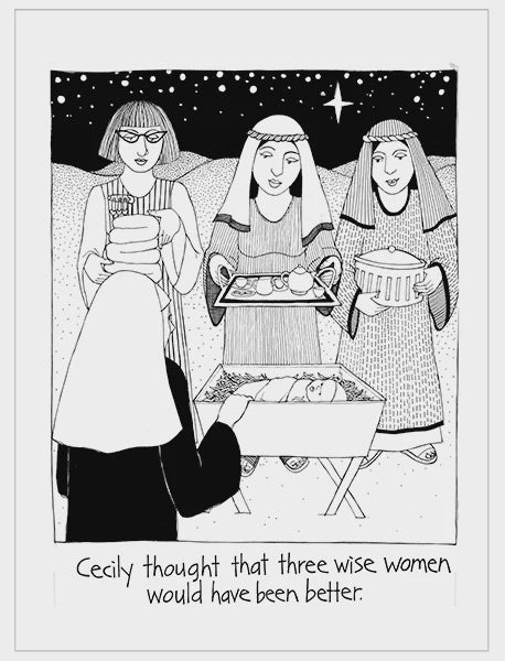 Three Wise Women Cecily Tea Towel
