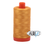 Aurifil Cotton Mako 2140 Orange Mustard