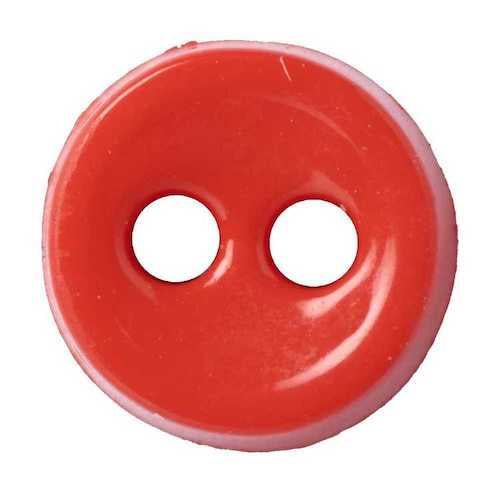 Hemline Red Doll Buttons x 12