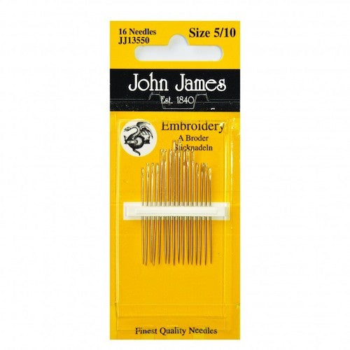 John James Crewel/Embroidery Needles 5/10