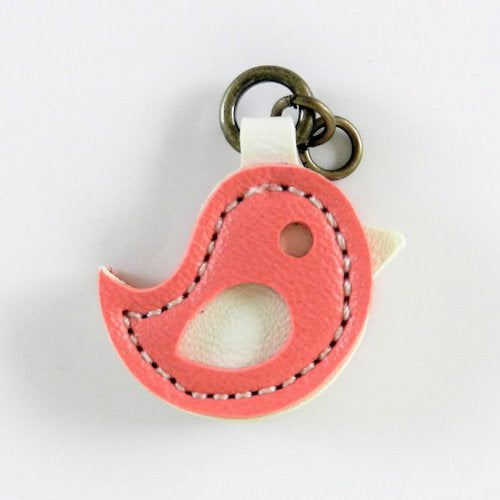 Inazuma Zipper Pull - Pink Bird