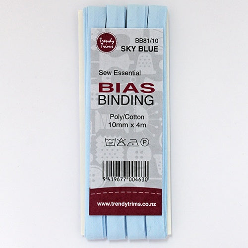 Bias Binding - Sky Blue 10mm x 4m