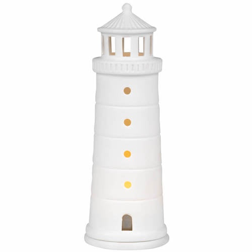 Porcelain Beyond the Sea Lighthouse Tealight Large