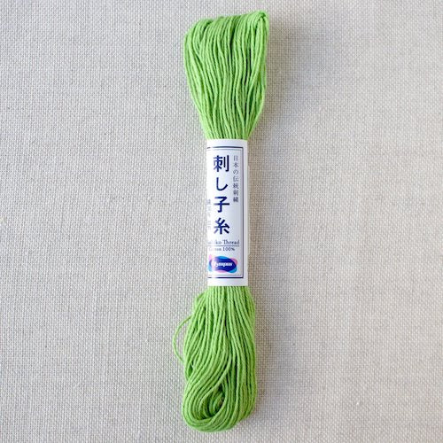 Olympus Sashiko Cotton Thread 6 Lime Green