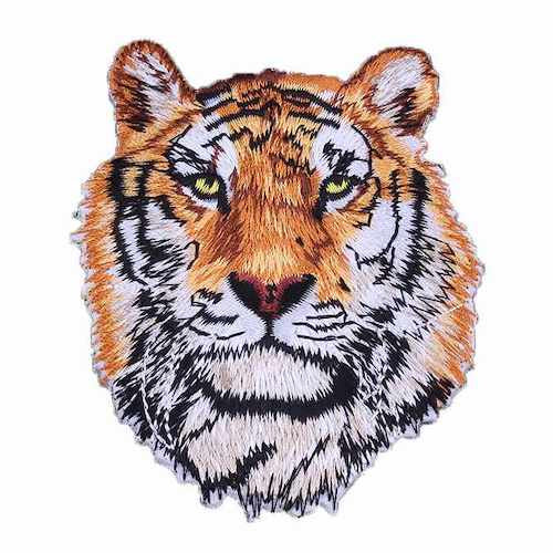 Iron On Tiger Patch - Large
