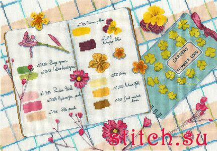 DMC Sketch Book Cross Stitch Kit