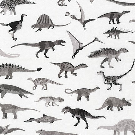 Alphabetosauarus Dinosaurs in Grey