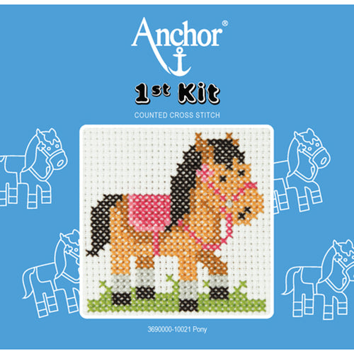 Anchor 1st Kit - Counted Cross Stitch Pony