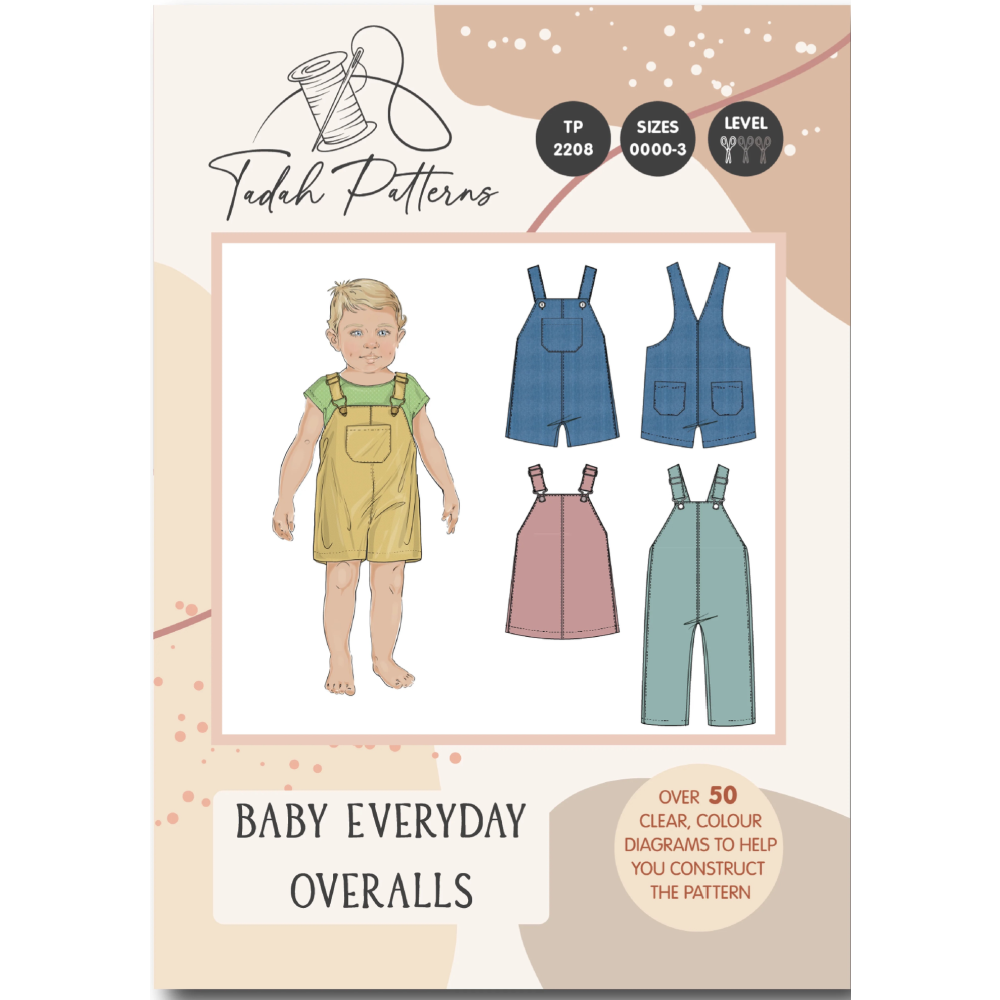 Tadah Patterns - Baby Everyday Overalls