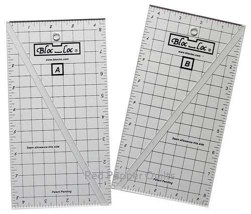 Bloc Loc Half Rectangle Triangle Set 4.5" x 8.5"