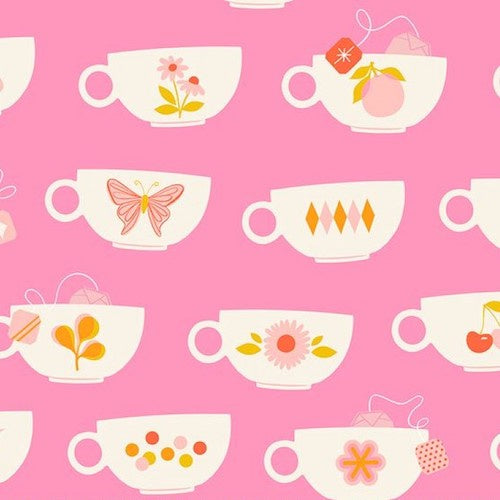 Camellia Tea Cups Flamingo