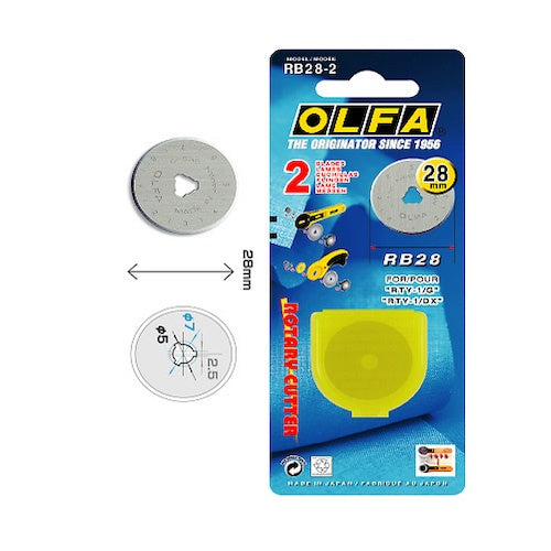 Olfa 28mm Rotary Cutter Blades