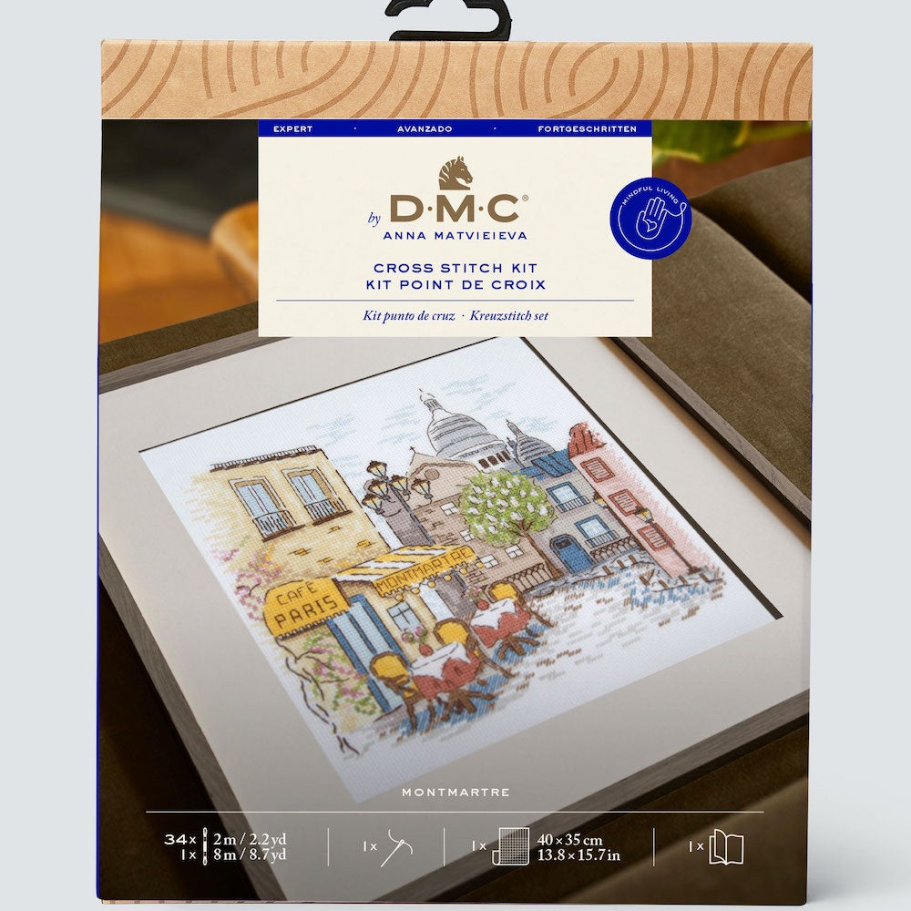 Montmartre Cross Stitch Kit by Anna Matvieieva