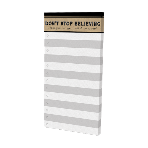 Molly & Rex Don't Stop Believing Magnetic List Pad