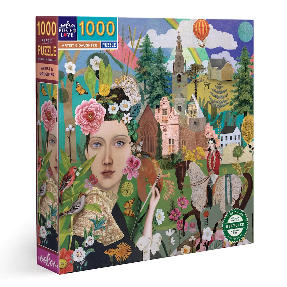 Eeboo Artist and Daughter 1000pc Puzzle