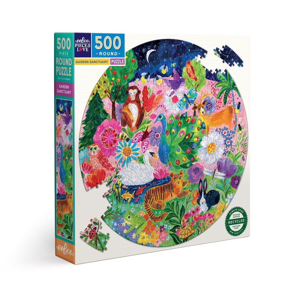 Eeboo Garden Sanctuary 500 pc Puzzle