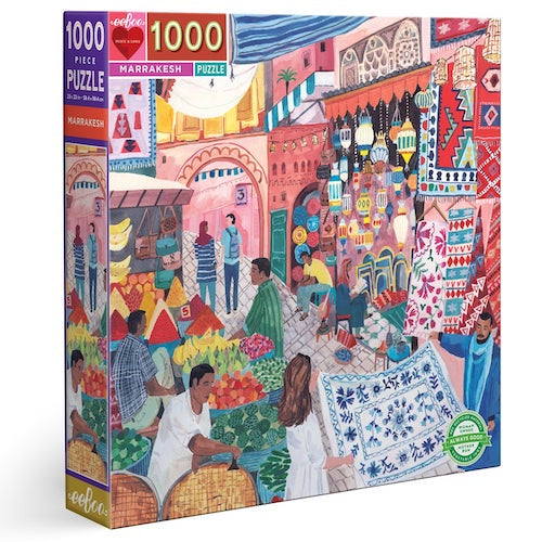 Eeboo Marrakesh Square 1000pc Puzzle