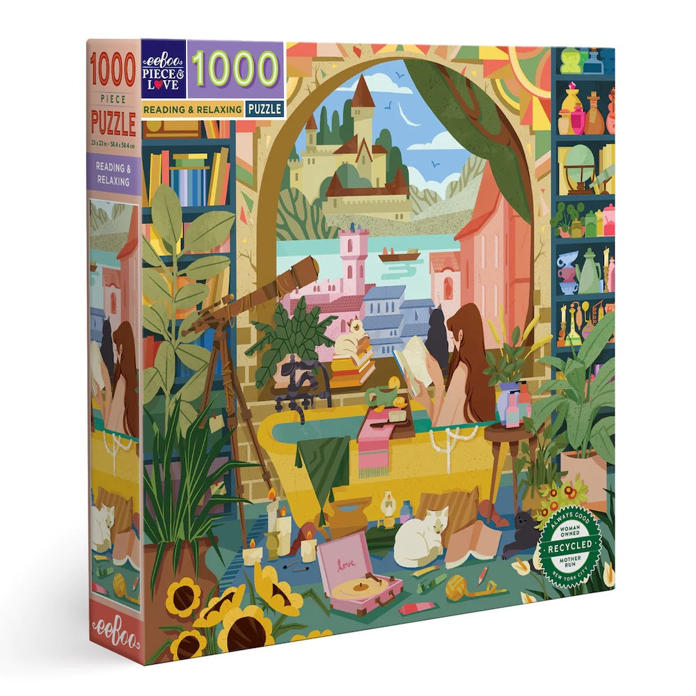 Eeboo Reading and Relaxing 1000pc Puzzle