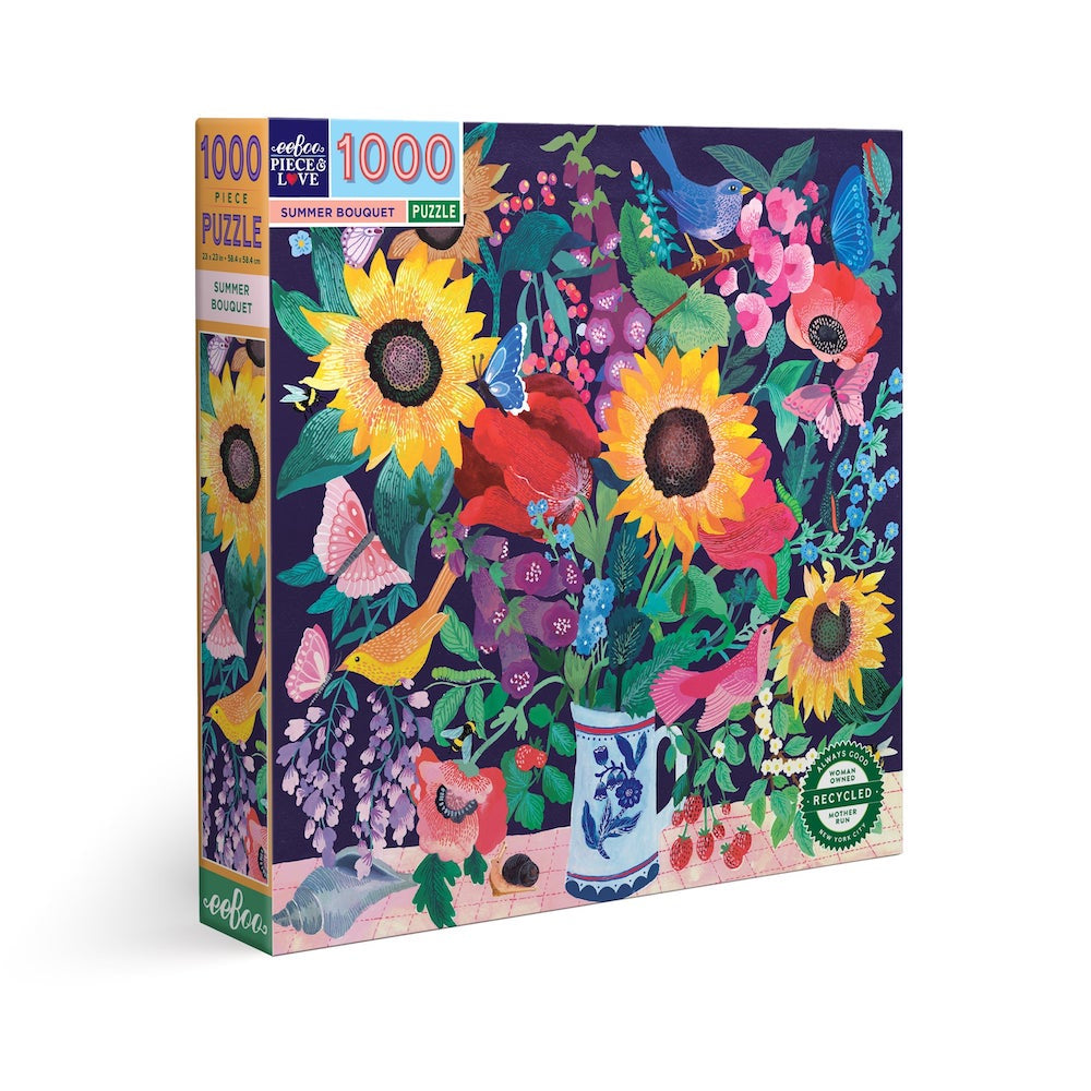 Eeboo Summer Bouquet 1000pc Puzzle