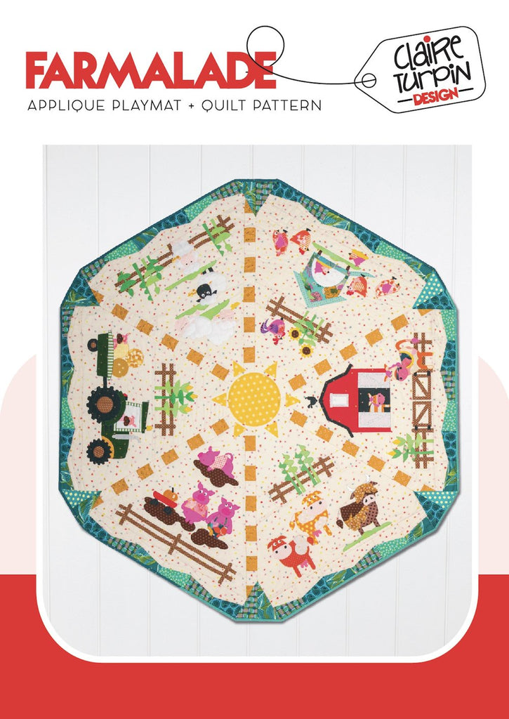 Farmalade Applique Playmate and Quilt Pattern Farmalade Applique Playmate and Quilt Pattern