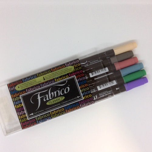 Fabrico 6 Dual Markers Set - Pastel