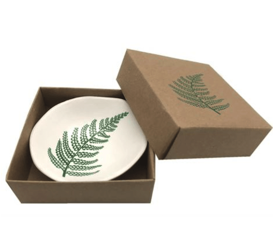 Jo Luping Bowl - Green Silver Fern