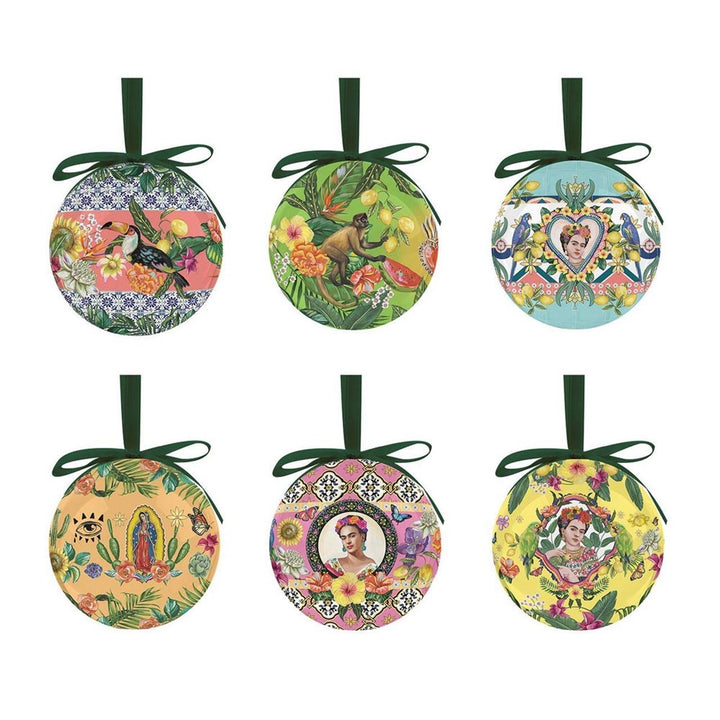 Mexican Folklore Large Bauble Set 6