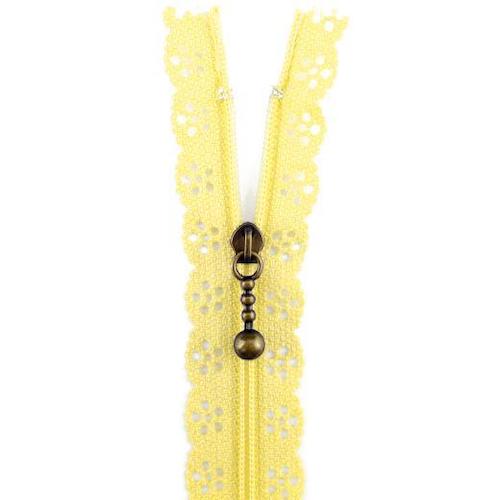Lace Zip Buttercup