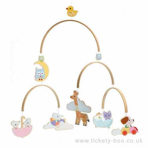 Little Big Room Baby Animals Mobile by Djeco