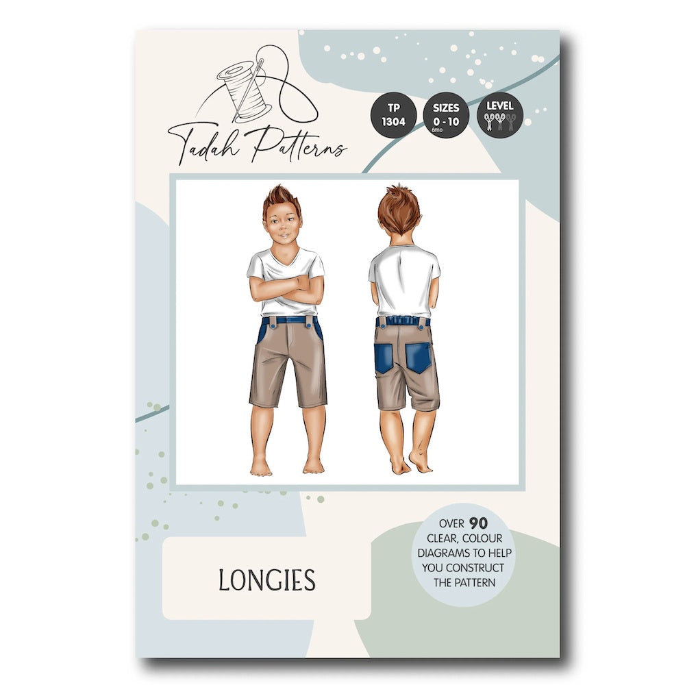 Tadah Patterns - Longies  Shorts