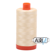 Aurifil Cotton Mako 2110 Light Lemon 50 wt